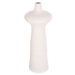 ΕΠΙΤΡΑΠΕΖΙΟ ΚΕΡΑΜΙΚΟ ΔΙΑΚΟΣΜΗΤΙΚΟ FB94636.01 ΚΡΥΣΤΑΛΛΙΚΟ ΥΠΟΛΕΥΚΟ Φ18x49Υεκ