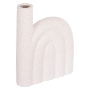 ΕΠΙΤΡΑΠΕΖΙΟ ΚΕΡΑΜΙΚΟ ΔΙΑΚΟΣΜΗΤΙΚΟ FB94639.01 ΚΡΥΣΤΑΛΛΙΚΟ ΥΠΟΛΕΥΚΟ 23x5