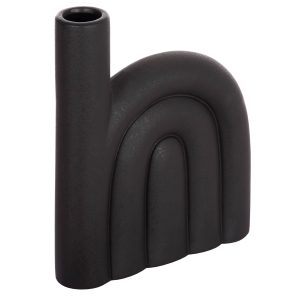 ΕΠΙΤΡΑΠΕΖΙΟ ΚΕΡΑΜΙΚΟ ΔΙΑΚΟΣΜΗΤΙΚΟ FB94639.02 ΜΑΥΡΟ ΜΑΤ 23x5