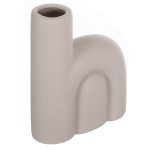 ΕΠΙΤΡΑΠΕΖΙΟ ΚΕΡΑΜΙΚΟ ΔΙΑΚΟΣΜΗΤΙΚΟ FB94640.03 ΓΚΡΙ ΜΑΤ 19x7x24Υ εκ.