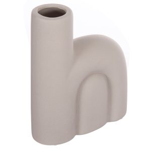 ΕΠΙΤΡΑΠΕΖΙΟ ΚΕΡΑΜΙΚΟ ΔΙΑΚΟΣΜΗΤΙΚΟ FB94640.03 ΓΚΡΙ ΜΑΤ 19x7x24Υ εκ.