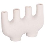 ΕΠΙΤΡΑΠΕΖΙΟ ΚΕΡΑΜΙΚΟ ΔΙΑΚΟΣΜΗΤΙΚΟ FB94641.01 ΥΠΟΛΕΥΚΟ ΚΡΥΣΤΑΛΛΙΚΟ 21x6x13Υεκ