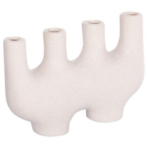 ΕΠΙΤΡΑΠΕΖΙΟ ΚΕΡΑΜΙΚΟ ΔΙΑΚΟΣΜΗΤΙΚΟ FB94641.01 ΥΠΟΛΕΥΚΟ ΚΡΥΣΤΑΛΛΙΚΟ 21x6x13Υεκ