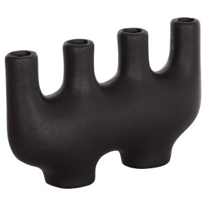 ΕΠΙΤΡΑΠΕΖΙΟ ΚΕΡΑΜΙΚΟ ΔΙΑΚΟΣΜΗΤΙΚΟ FB94641.02 ΜΑΥΡΟ ΜΑΤ 21x6x13Υεκ