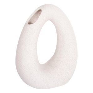 ΕΠΙΤΡΑΠΕΖΙΟ ΚΕΡΑΜΙΚΟ ΔΙΑΚΟΣΜΗΤΙΚΟ FB94644.01 ΥΠΟΛΕΥΚΟ ΚΡΥΣΤΑΛΛΙΚΟ 16