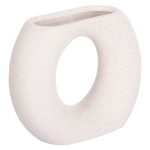 ΕΠΙΤΡΑΠΕΖΙΟ ΚΕΡΑΜΙΚΟ ΔΙΑΚΟΣΜΗΤΙΚΟ FB94646.01 ΥΠΟΛΕΥΚΟ ΚΡΥΣΤΑΛΛΙΚΟ 18x6