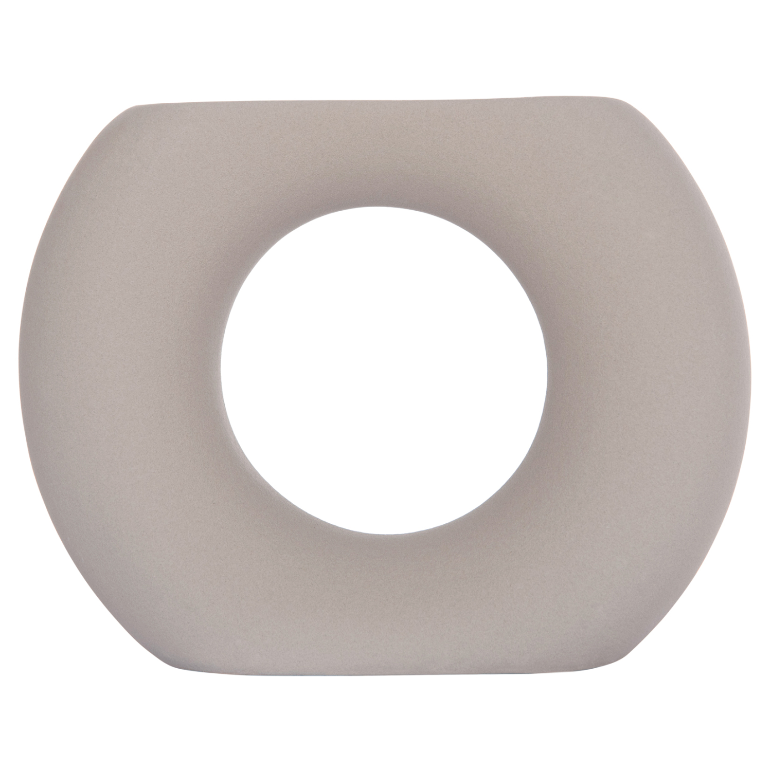 ΕΠΙΤΡΑΠΕΖΙΟ ΚΕΡΑΜΙΚΟ ΔΙΑΚΟΣΜΗΤΙΚΟ FB94646.03 ΓΚΡΙ ΜΑΤ 18x6,5x14Υεκ - Image 3