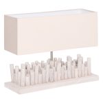 ΕΠΙΤΡΑΠΕΖΙΟ ΦΩΤΙΣΤΙΚΟ FB94426 DRIFTWOOD & ΚΑΠΕΛΟ ΣΕ ΛΕΥΚΟ 50