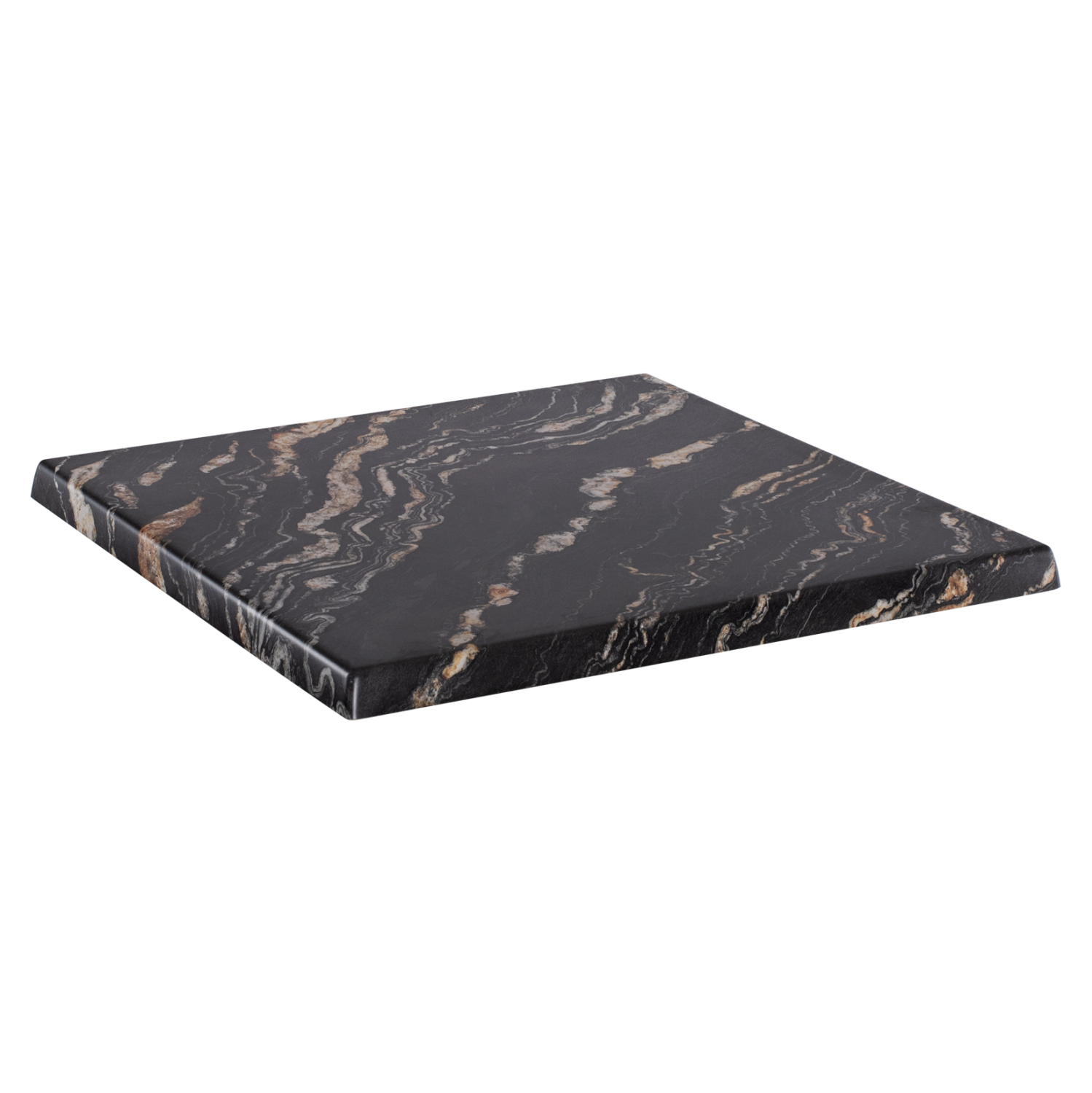 ΕΠΙΦΑΝΕΙΑ ΤΡΑΠΕΖΙΟΥ 5787 ΤΕΤΡΑΓΩΝΗ WERZALIT 60Χ60εκ. BLACK GOLD MARBLE FB95229.15 - Image 3