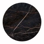 ΕΠΙΦΑΝΕΙΑ ΤΡΑΠΕΖΙΟΥ HPL ΣΤΡΟΓΓΥΛΗ FB96351.34 BLACK MARBLE Φ120εκ.