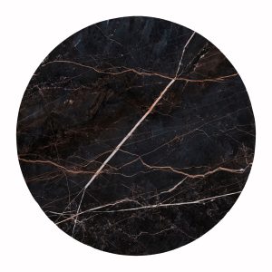 ΕΠΙΦΑΝΕΙΑ ΤΡΑΠΕΖΙΟΥ HPL ΣΤΡΟΓΓΥΛΗ FB96351.34 BLACK MARBLE Φ120εκ.