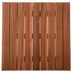 ΕΠΙΦΑΝΕΙΑ ΤΡΑΠΕΖΙΟΥ ΞΥΛΟ TEAK-ΦΥΣΙΚΟ ΤΕΤΡΑΓΩΝΗ FB96139 ΜΑΣΙΦ 80x80x4(πάχος)εκ.