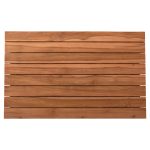 ΕΠΙΦΑΝΕΙΑ ΤΡΑΠΕΖΙΟΥ ΟΡΘΟΓΩΝΙΑ FB96138 ΜΑΣΙΦ ΞΥΛΟ TEAK-ΦΥΣΙΚΟ 130x80.5x2.5(πάχος)εκ.