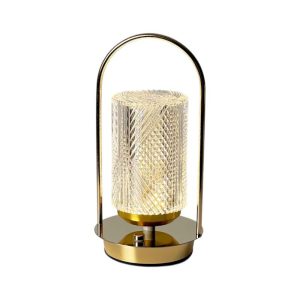 Επαναφορτιζόμενο επιτραπέζιο φωτιστικό LED - 43-4 - 430156 - Gold