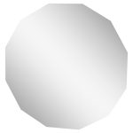 ΚΑΘΡΕΠΤΗΣ ΤΟΙΧΟΥ ΠΟΛΥΓΩΝΙΚΟΣ FB94494 ΧΩΡΙΣ ΠΛΑΙΣΙΟ Φ79