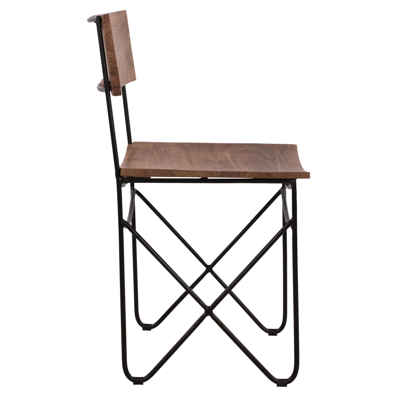 ΚΑΡΕΚΛΑ ΑΠΟ ΜΑΣΙΦ ΞΥΛΟ ΑΚΑΚΙΑΣ KAI ΜΕΤΑΛΛΟ ΦΥΣΙΚΟ 46x51x84ΥεκFB98180.11 - Image 4