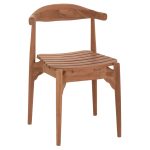 ΚΑΡΕΚΛΑ ΤΡΑΠΕΖΑΡΙΑΣ ΕΞ.ΧΩΡΟΥ FB96378 ΞΥΛΟ TEAK 52x54x74Υεκ.