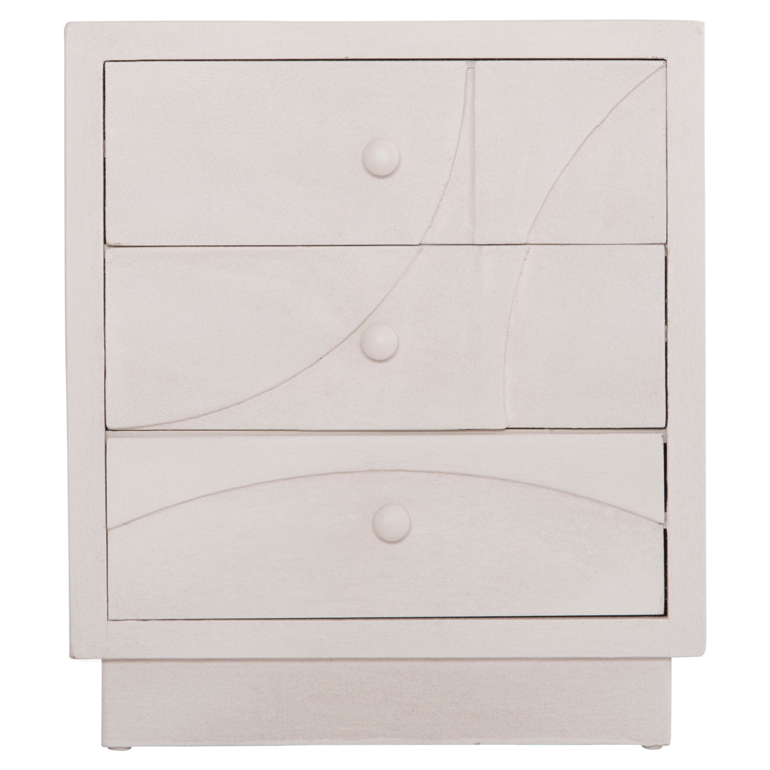 ΚΟΜΟΔΙΝΟ FB918047 MDF ΣΕ ΥΠΟΛΕΥΚΟ ΧΡΩΜΑ-3 ΣΥΡΤΑΡIA 48x38x55,5Υεκ. - Image 3