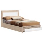 ΚΡΕΒΑΤΙ FB9346 ΜΕ 1ΣΥΡΤΑΡΙ SONOMA ΛΕΥΚΟ 90Χ190