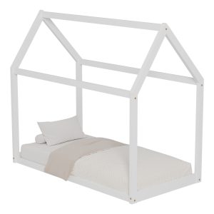 ΚΡΕΒΑΤΙ ΠΑΙΔΙΚΟ FB9678.03 τ.MONTESSORI ΞΥΛΟ ΠΕΥΚΟ ΛΕΥΚΟ- 140x70εκ