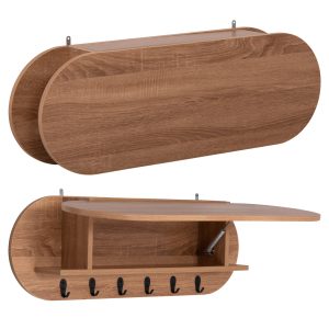 ΚΡΕΜΑΣΤΡΑ ΕΙΣΟΔΟΥ & ΚΛΕΙΣΤΟ ΡΑΦΙ FB918078.02 ΜΕΛΑΜΙΝΗ SONAMA 84x15.5x28.5Υεκ