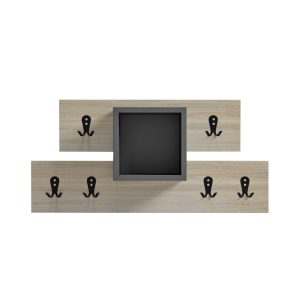 ΚΡΕΜΑΣΤΡΑ ΕΙΣΟΔΟΥ & ΡΑΦΙ FB918077.02 ΜΕΛΑΜΙΝΗ SONAMA-ΓΚΡΙ 69x12x32Υεκ