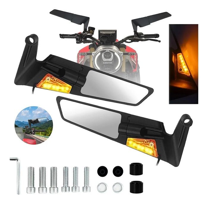 Καθρέπτης μοτοσυκλέτας με φλας - 3203207B/L - 310796 - Image 2