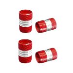 Καπάκι βαλβίδας ελαστικών αυτοκινήτου - R-Z17109-4U - 140526 - Red