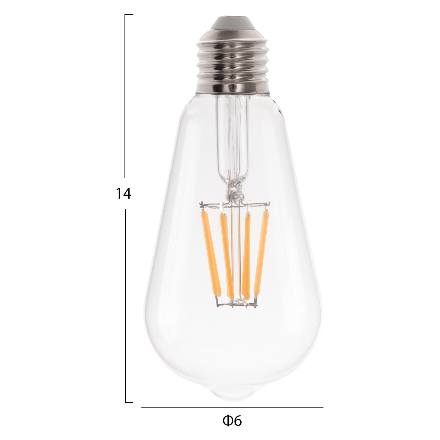 ΛΑΜΠΤΗΡΑΣ FB94188.01 LED FILAMENT 8W E27 DIMMABLE 2700K ΔΙΑΦΑΝΟΣ - Image 2