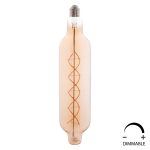 ΛΑΜΠΤΗΡΑΣ JHD-NW7775 LED FILAMENT 8W E27 3000K GOLD COLOR DIMMABLE FB94055.02