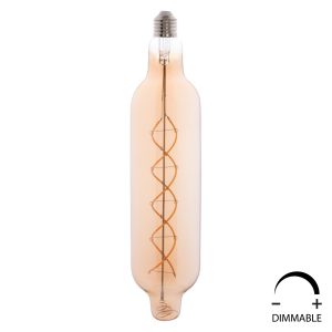 ΛΑΜΠΤΗΡΑΣ JHD-NW7775 LED FILAMENT 8W E27 3000K GOLD COLOR DIMMABLE FB94055.02