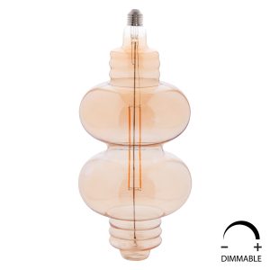 ΛΑΜΠΤΗΡΑΣ LED FILAMENT 8W E27 3000K GOLD COLOR DIMMABLE FB94053.02