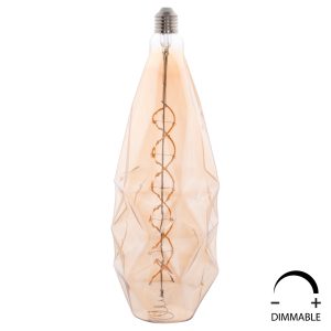 ΛΑΜΠΤΗΡΑΣ LED FILAMENT 8W E27 3000K GOLD COLOR DIMMABLE FB94058