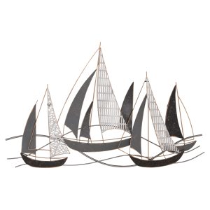 ΜΕΤΑΛΛΙΚΟ ΔΙΑΚΟΣΜΗΤΙΚΟ ΤΟΙΧΟΥ FB97160 ΑΝΘΡΑΚΙ ΛΕΥΚΟ ΧΡΥΣΟ 91x3x55Y εκ.