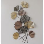 ΜΕΤΑΛΛΙΚΟ ΔΙΑΚΟΣΜΗΤΙΚΟ ΤΟΙΧΟΥ FB97180 ΑΝΘΡΑΚΙ ΧΡΥΣΟ 50x5x90Y εκ.