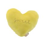 Μαξιλάρι καρέκλας Καρδιά - 40cm - 720194 - Yellow