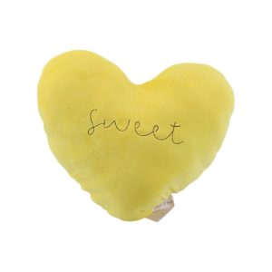 Μαξιλάρι καρέκλας Καρδιά - 40cm - 720194 - Yellow