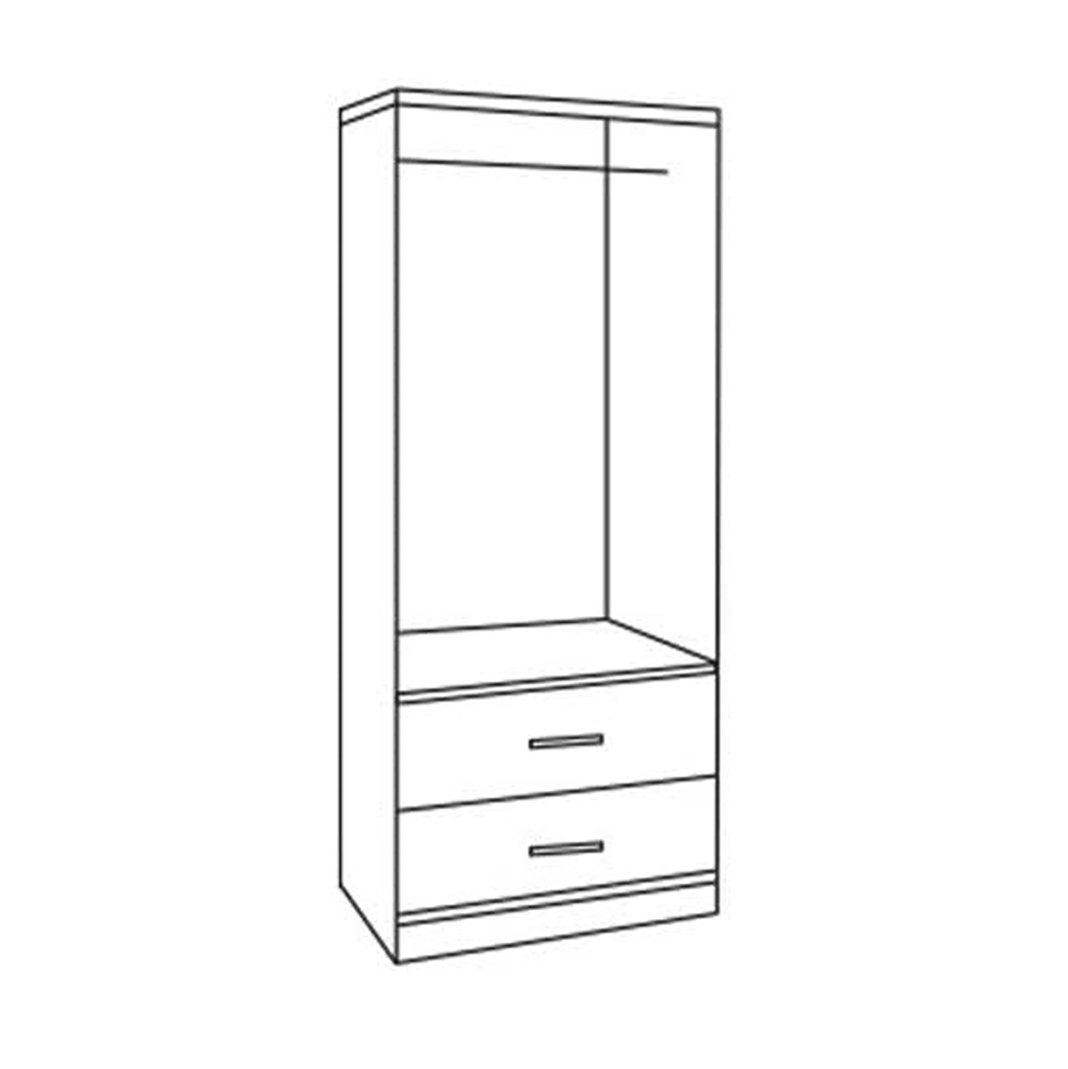 ΝΤΟΥΛΑΠΑ 2ΦΥΛΛΗ ME 2 ΣΥΡΤΑΡΙΑ FB9338.01 ZEBRANO 80Χ42Χ181εκ. - Image 2