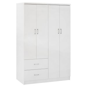 ΝΤΟΥΛΑΠΑ 4ΦΥΛΛΗ ME 2 ΣΥΡΤΑΡΙΑ FB9339.05 ΛΕΥΚΗ 120Χ42