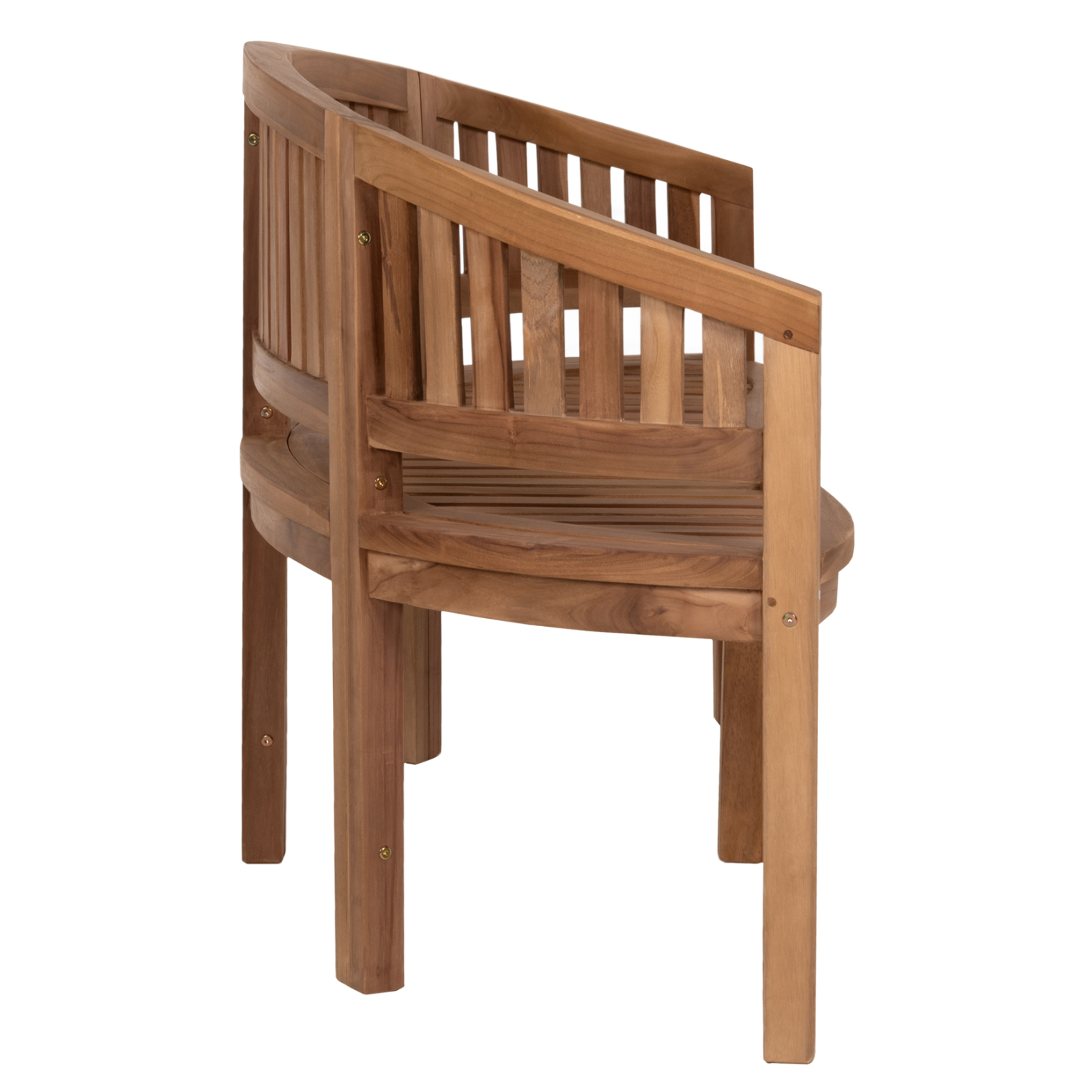 ΠΑΓΚΑΚΙ 2ΘΕΣΙΟ FB99539 ΞΥΛΟ ΤΕΑΚ ΣΕ ΦΥΣΙΚΟ ΧΡΩΜΑ 149x59x86Yεκ. - Image 4