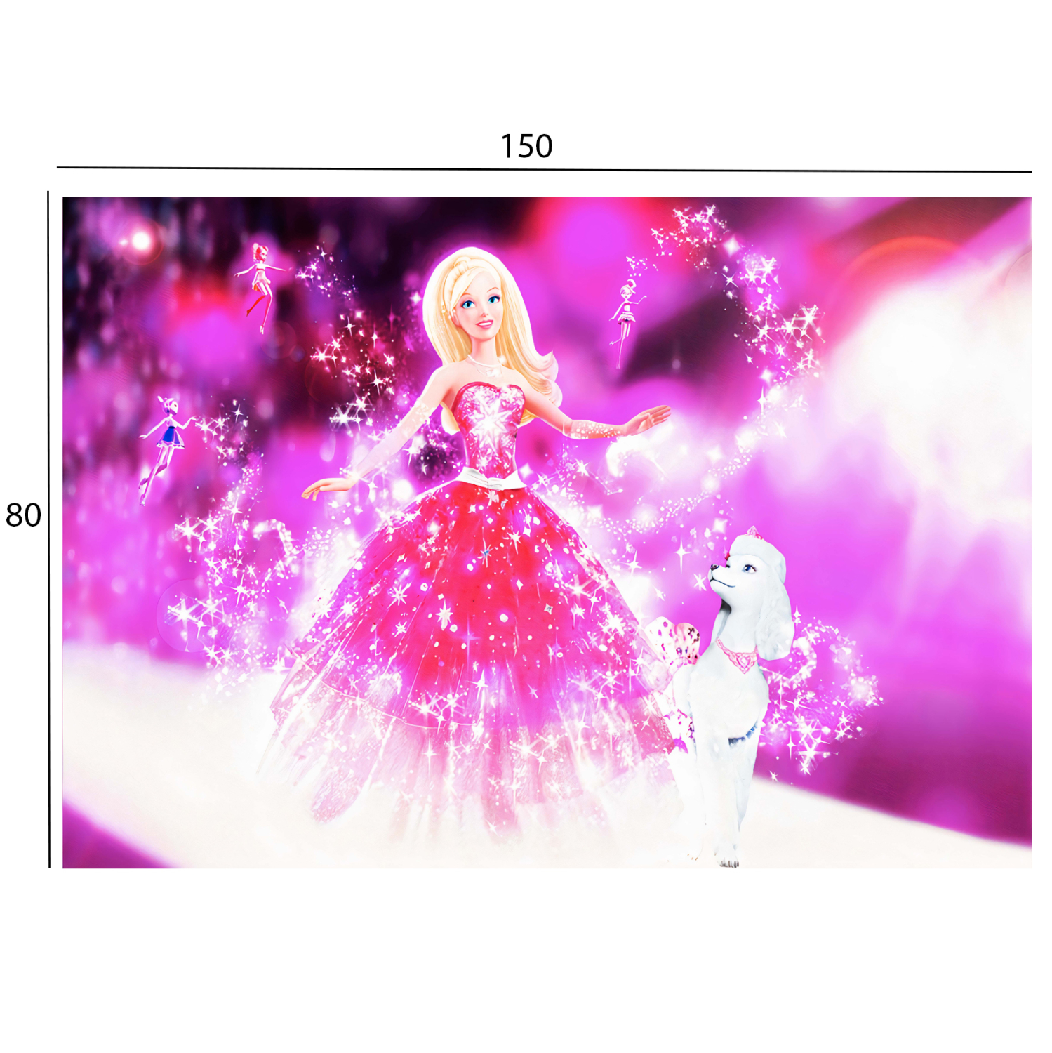 ΠΑΙΔΙΚΟ ΧΑΛΙ ΜΕ ΚΡΟΣΙΑ FB97678.05 ΡΟΖ 80Χ150 εκ. - Image 2