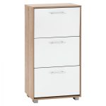 ΠΑΠΟΥΤΣΟΘΗΚΗ ΜΕΛΑΜΙΝΗΣ 3ΘΕΣΕΩΝ FB92221.06 SONAMA-ΛΕΥΚΗ 62Χ24Χ110Υ εκ.