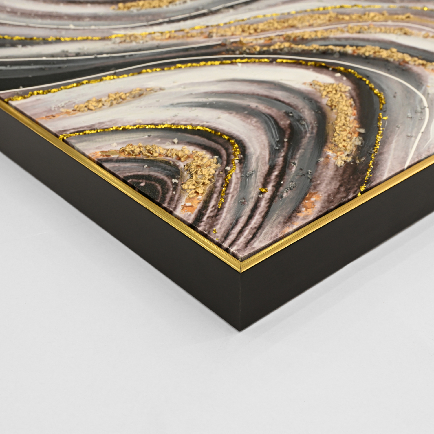 ΠΙΝΑΚΑΣ TOIXOY FB94561 ΜΕ ΚΟΡΝΙΖΑ ΜΠΕΖ-ΚΑΜΒΑΣ ΕΚΤΥΠΩΣΗ ABSTRACT 62x4,5x92Υεκ. - Image 4