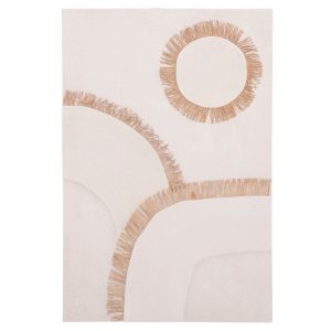 ΠΙΝΑΚΑΣ ΟΡΘΟΓΩΝΙΟΣ FB94531 MDF ΣΕ ΥΠΟΛΕΥΚΟ ΧΡΩΜΑ-ΔΙΑΚΟΣΜΗΣΗ ΜΠΕΖ 80x4