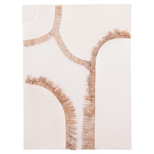 ΠΙΝΑΚΑΣ ΟΡΘΟΓΩΝΙΟΣ FB94532 MDF ΥΠΟΛΕΥΚΟ ΧΡΩΜΑ-ΔΙΑΚΟΣΜΗΣΗ ΜΠΕΖ 60x4