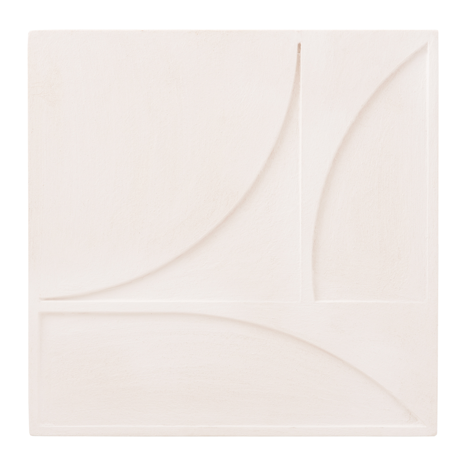 ΠΙΝΑΚΑΣ ΤΕΤΡΑΓΩΝΟΣ FB94508 MDF ΣΕ ΥΠΟΛΕΥΚΟ ΧΡΩΜΑ 80x4(πάχος)x80Υεκ.