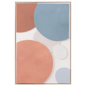 ΠΙΝΑΚΑΣ ΤΟΙΧΟΥ 3D FB94543.02 ΜΕ ΚΟΡΝΙΖΑ ΜΠΕΖ-ΧΕΙΡΟΠΟΙΗΤΑ ΣΧΕΔΙΑ 60x4