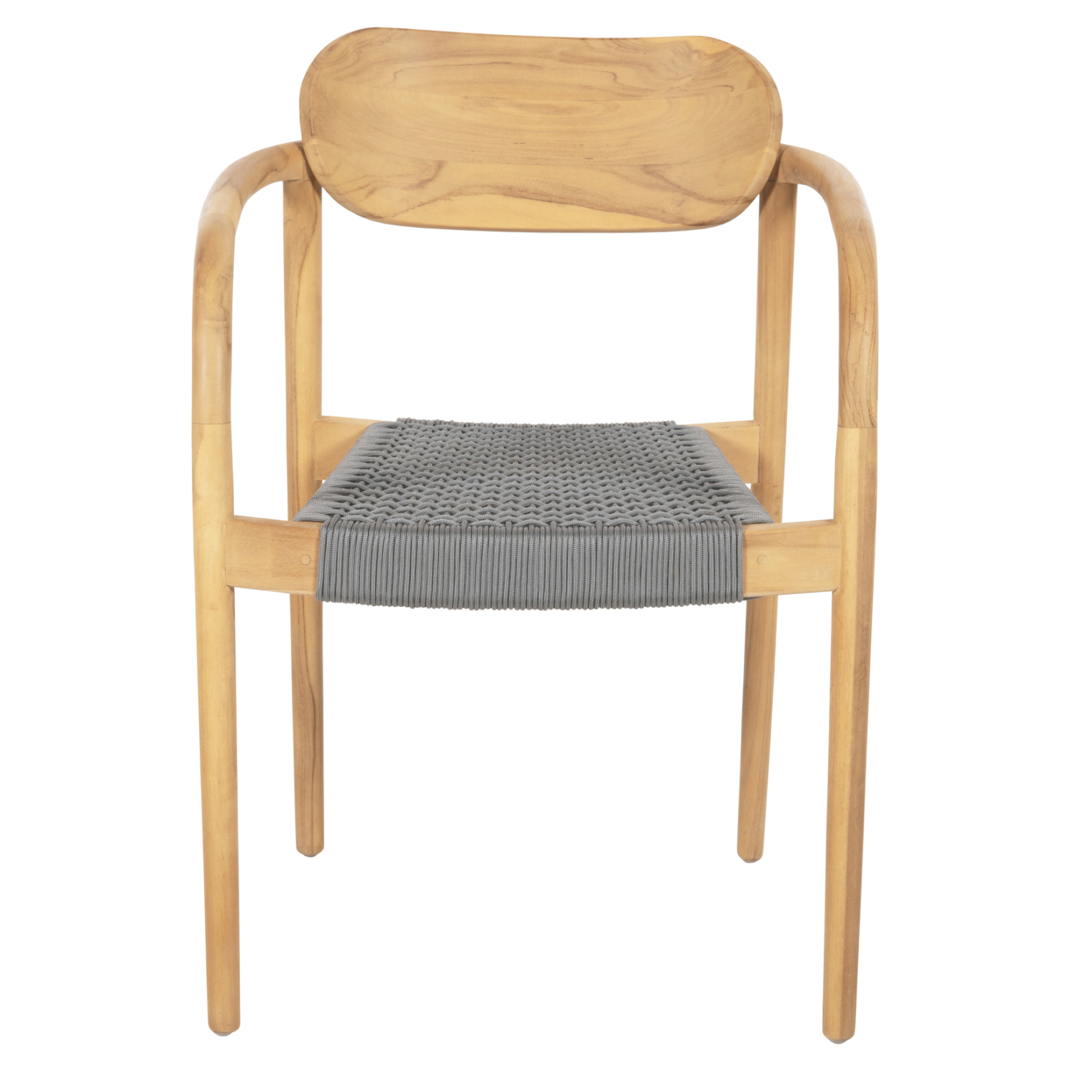 ΠΟΛΥΘΡΟΝΑ FB99636.08 ΞΥΛΟ TEAK ΦΥΣΙΚΟ & ΓΚΡΙ ΣΧΟΙΝΙ 55x54x80Yεκ. - Image 3