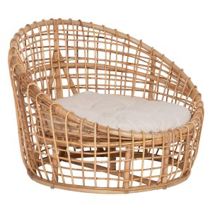 ΠΟΛΥΘΡΟΝΑ FB99814 RATTAN ΣΕ ΦΥΣΙΚΟ-ΜΠΕΖ ΜΑΞΙΛΑΡΙ 85x75x67Yεκ.