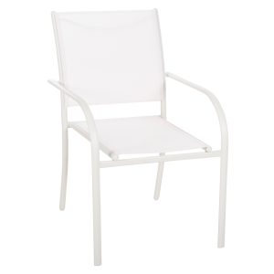 ΠΟΛΥΘΡΟΝΑ ΕΞ.ΧΩΡΟΥ FB95976.02 ΜΕΤΑΛΛΟ ΛΕΥΚΟ-TEXTILENE ΛΕΥΚΟ 56x60x88Υεκ